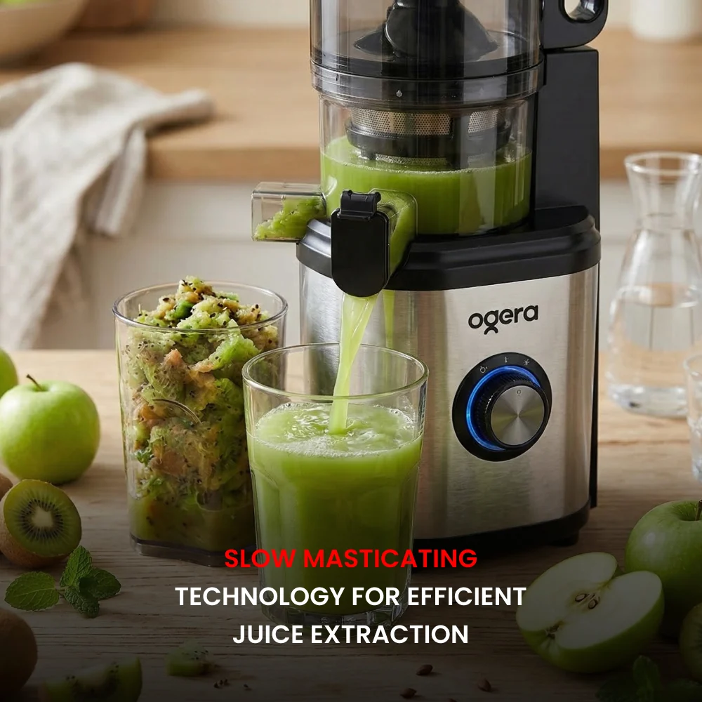 SLOW MASTICATING JUICE EXTRACTOR OGERA OG1600SJ