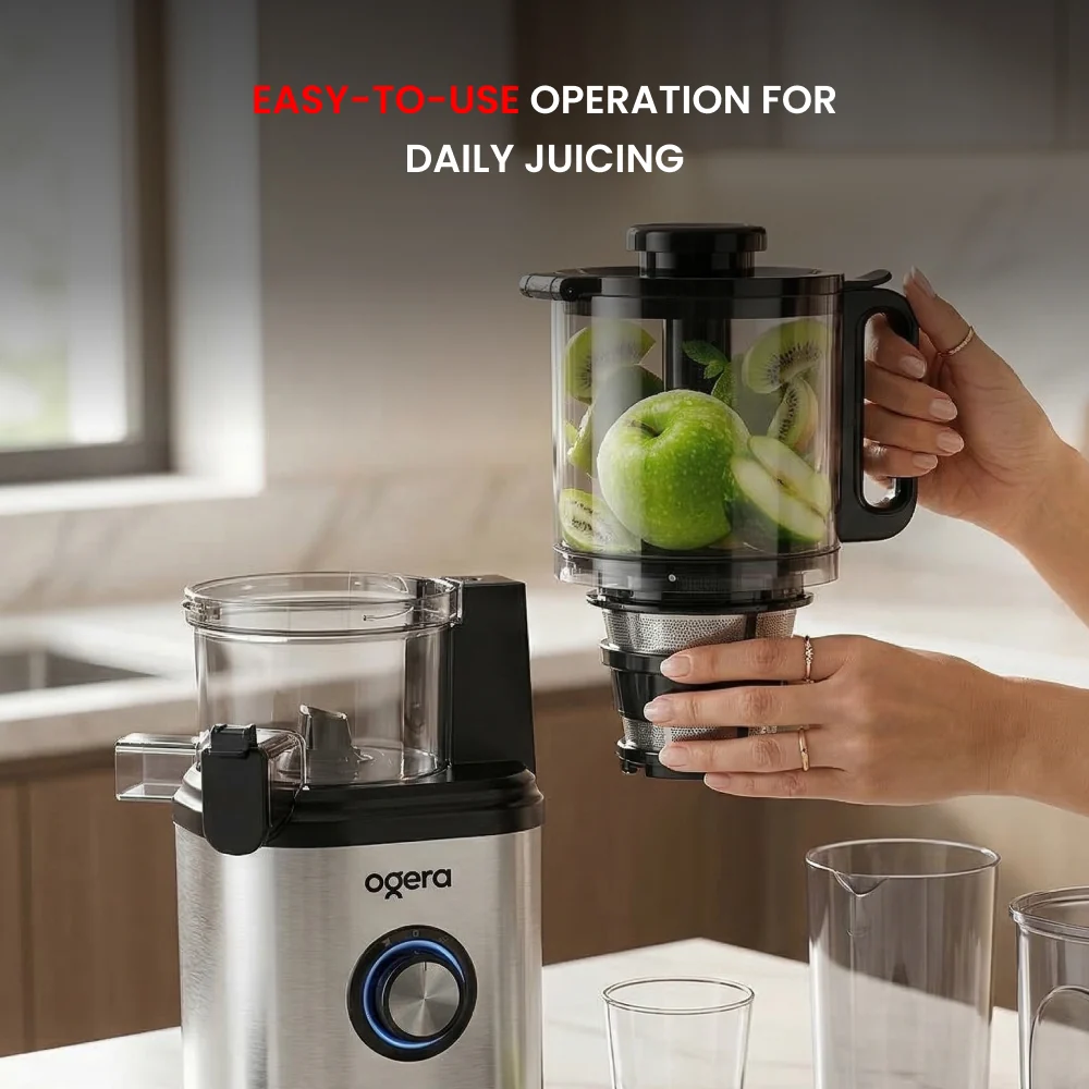 SLOW MASTICATING JUICE EXTRACTOR OGERA OG1600SJ