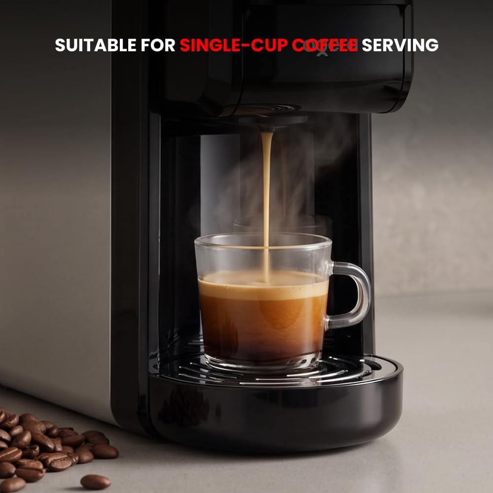 Ogera 3 in 1 Espresso Coffee Maker 1400W Power 20 Bar Pressure Pump Digital Touch Control OG1400EC