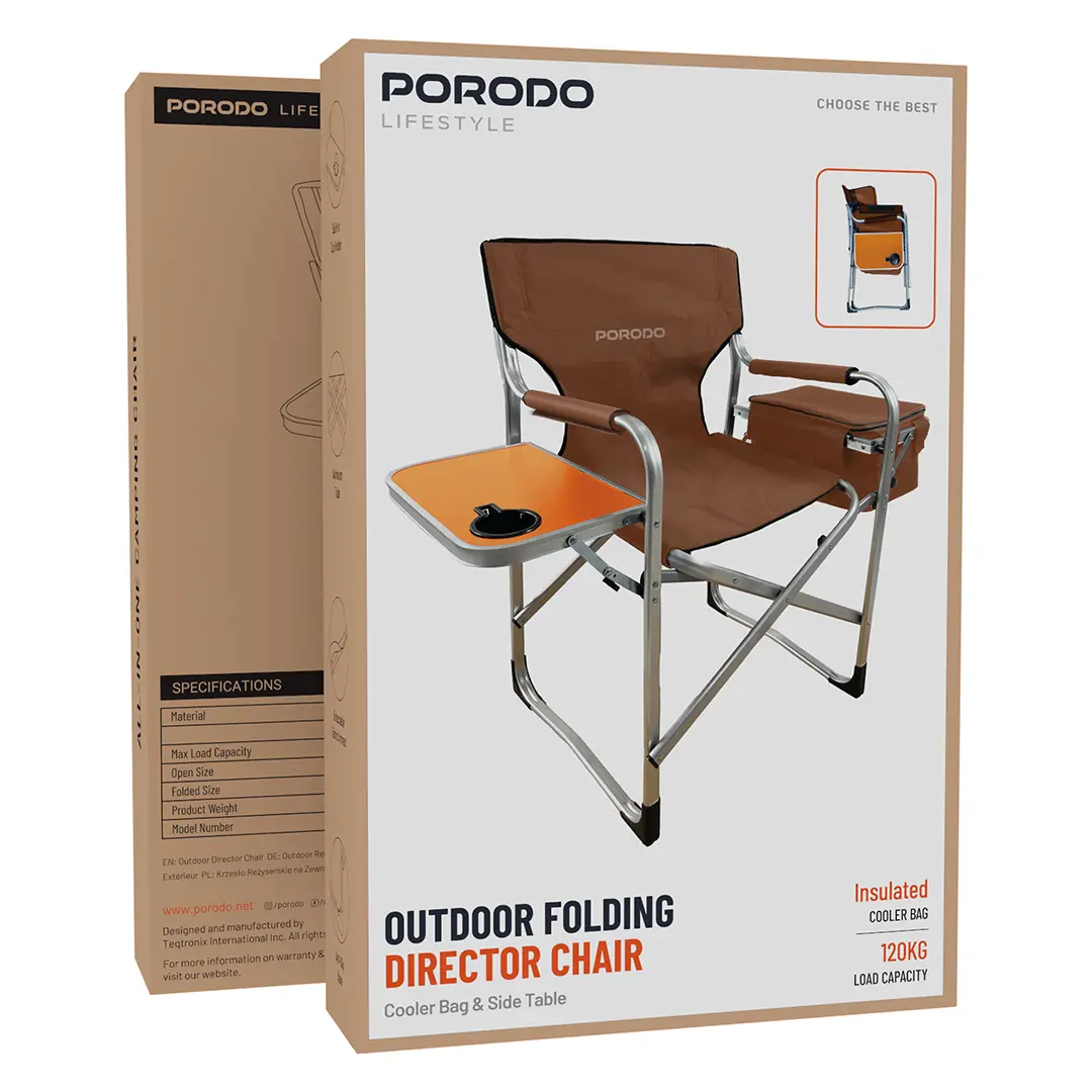Porodo Lifestyle Outdoor Folding Aluminum Chair