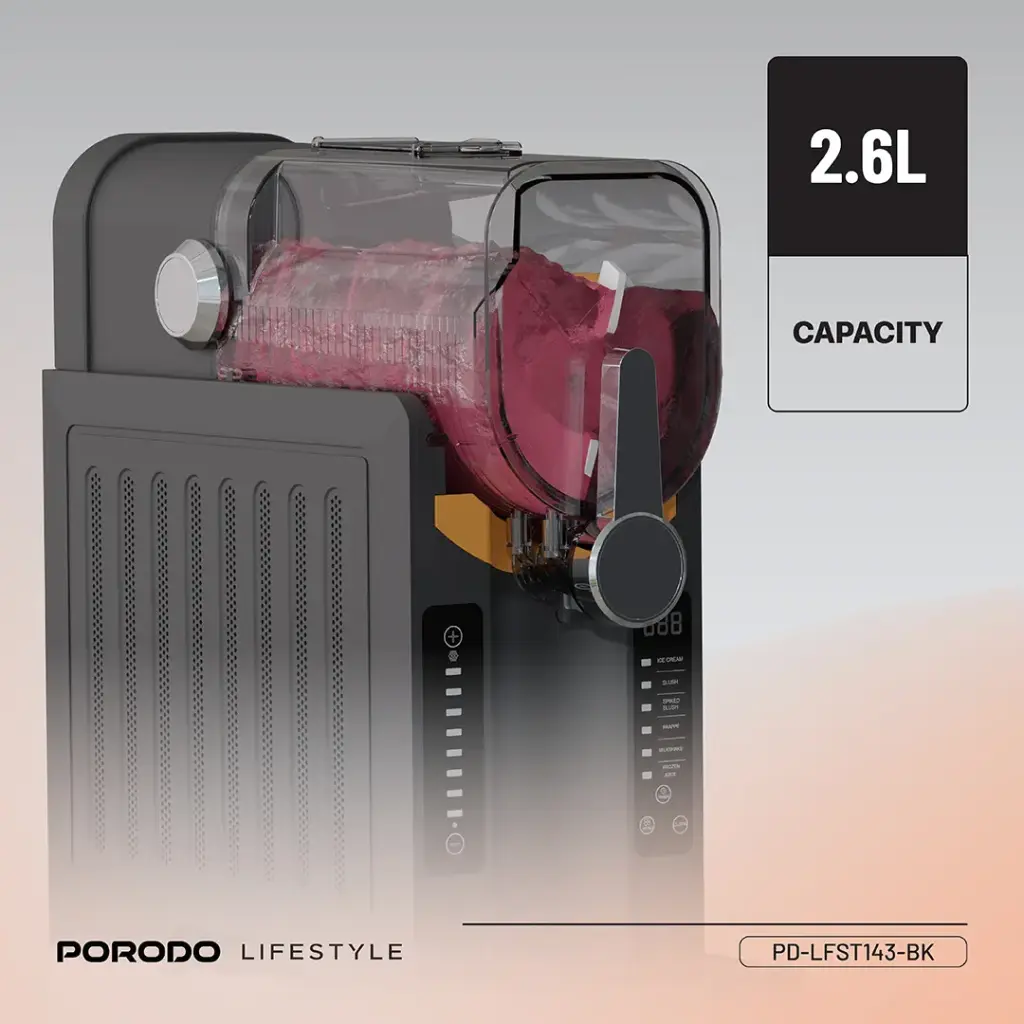 Porodo Lifestyle 200W Slushie and Frozen Drink Maker Machine