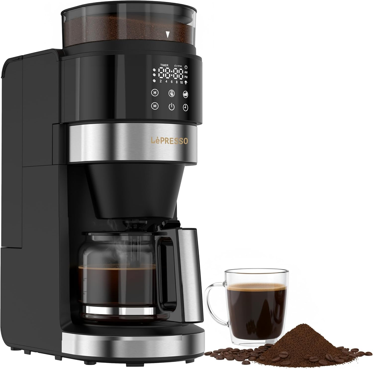 LePresso Drip Brew 900W Coffee Maker 1.35L - Black