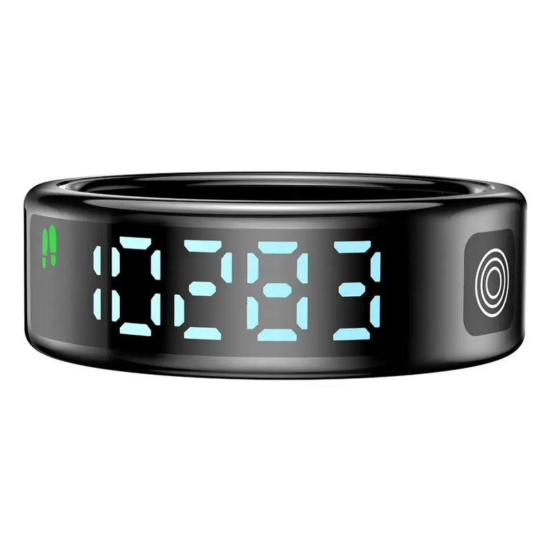 Porodo FitSync 10" Smart Ring with Digital Diplay - Silver