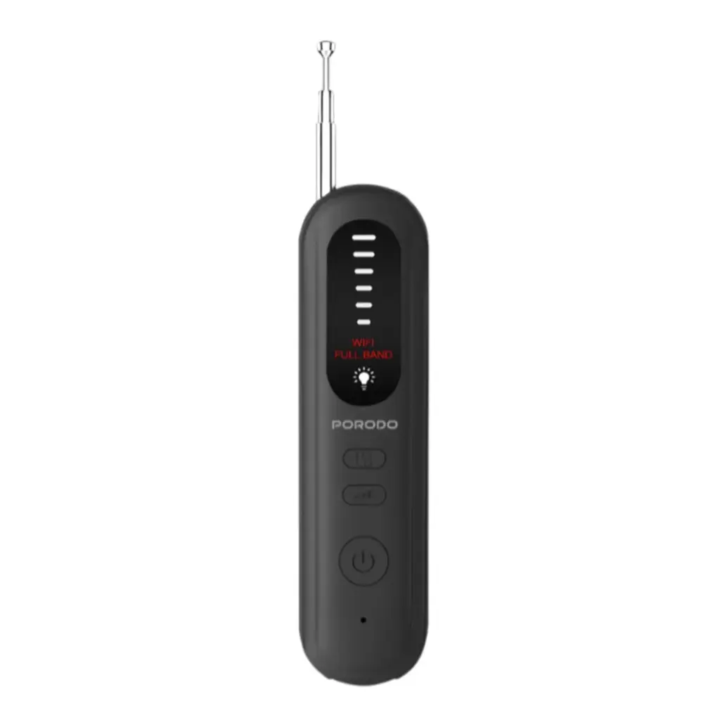 Porodo Spy Guard All-in-1 Hidden Camera Detector with Built-in Antenna 500mAh