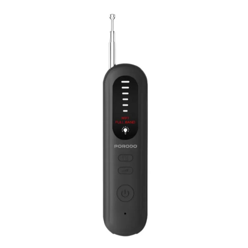 Porodo Spy Guard All-in-1 Hidden Camera Detector with Built-in Antenna 500mAh