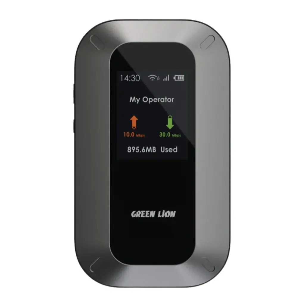 Green Lion Portable Mifi Router - Black