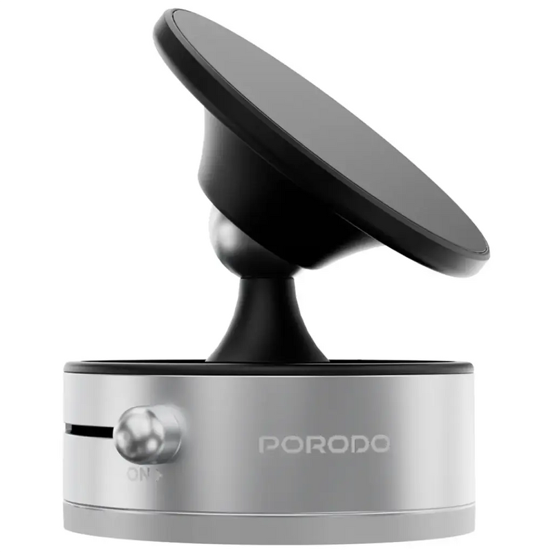 Porodo MultiSurface Magsafe Phone Holder with Manual section ABS + PC +Aluminum alloy+ TPE - Dark Gra