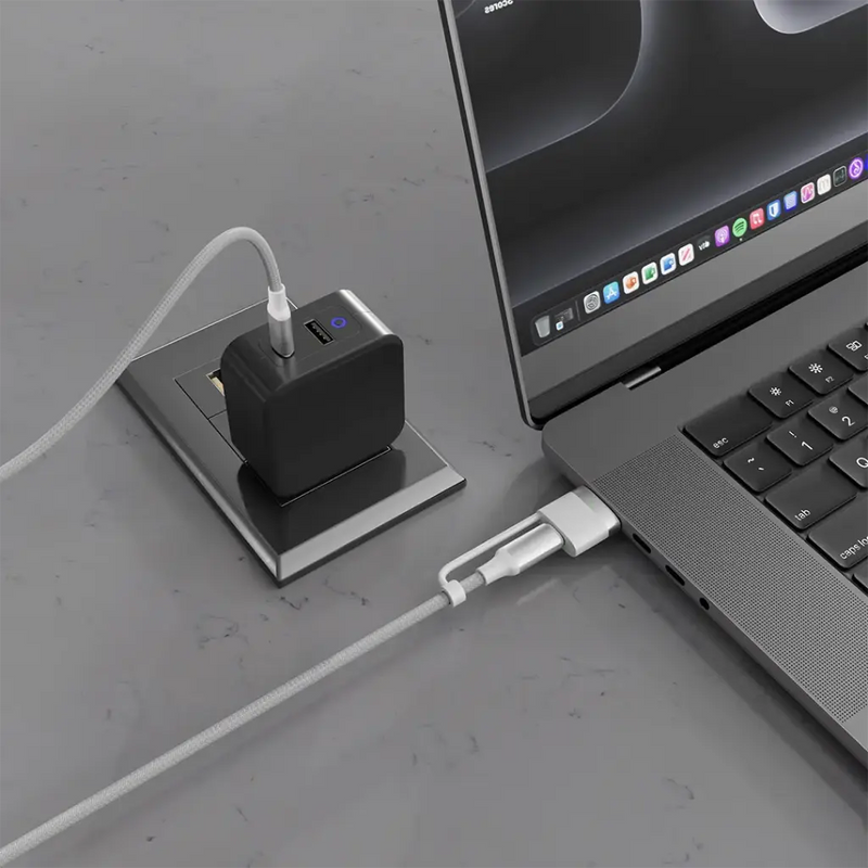 Porodo 2-In-1 Cable Magsafe 3 Charging Cable With USB-C To USB-C