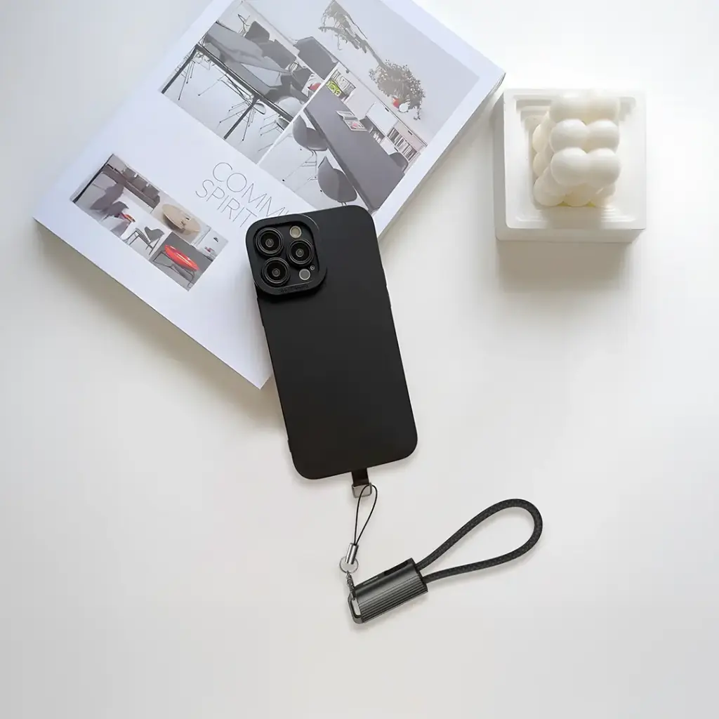 Porodo ChargeLoop Keychain Zinc Nylon Cable