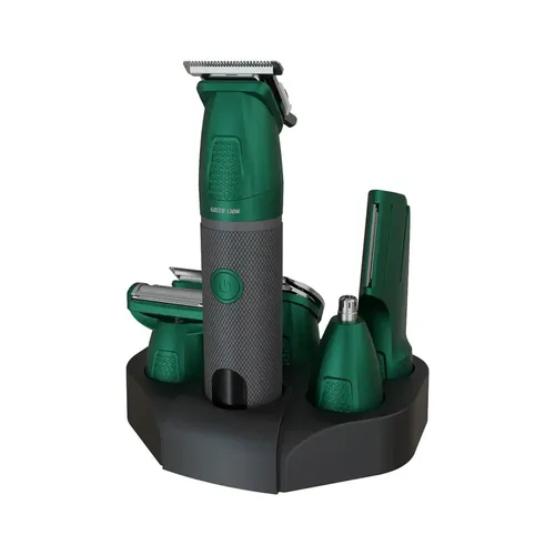 Green Lion 6 in 1 Trim Pro Grooming Kit - Black