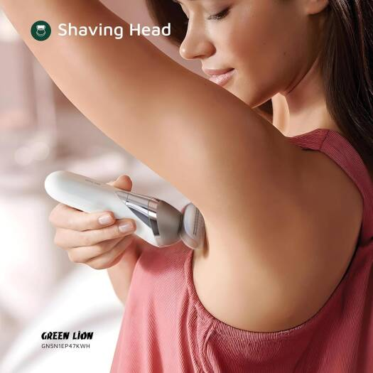Green Lion 5 in 1 Cordless Epilator Kit - White