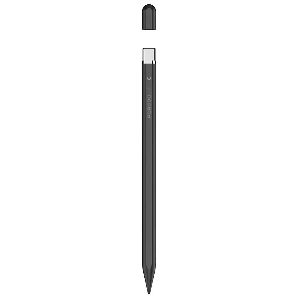 PORODO 130mAh STYLUS PEN WITH LITHIUM BATTERY AND TYPE C CHARGING