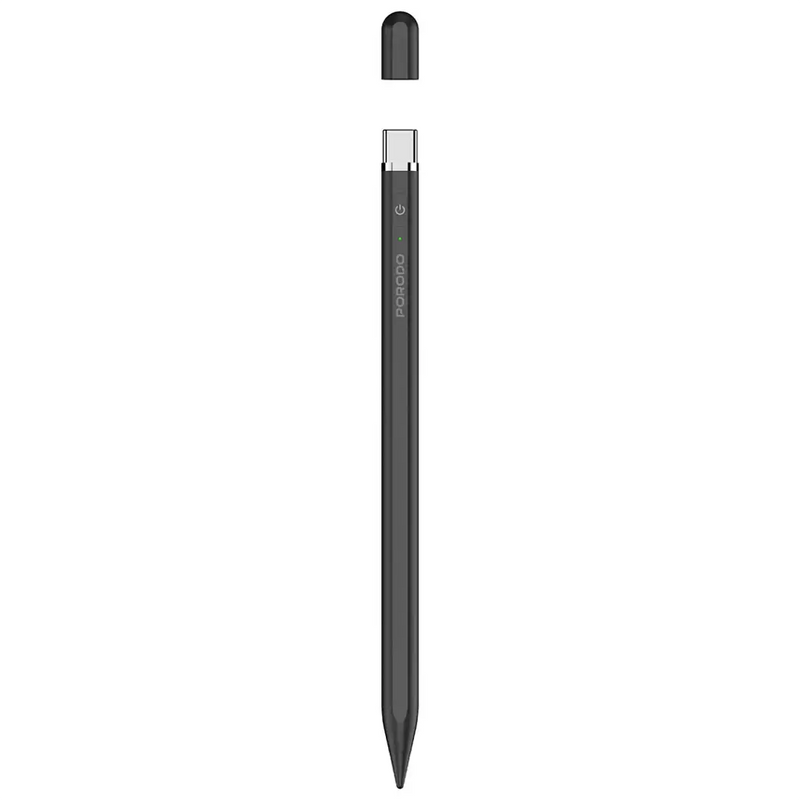 PORODO 130mAh STYLUS PEN WITH LITHIUM BATTERY AND TYPE C CHARGING