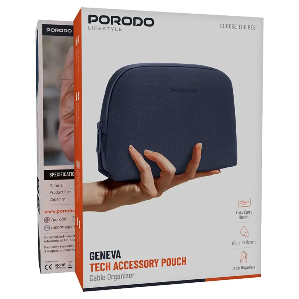 PORODO LIFESTYLE Geneva POUCH WITH HANDLE