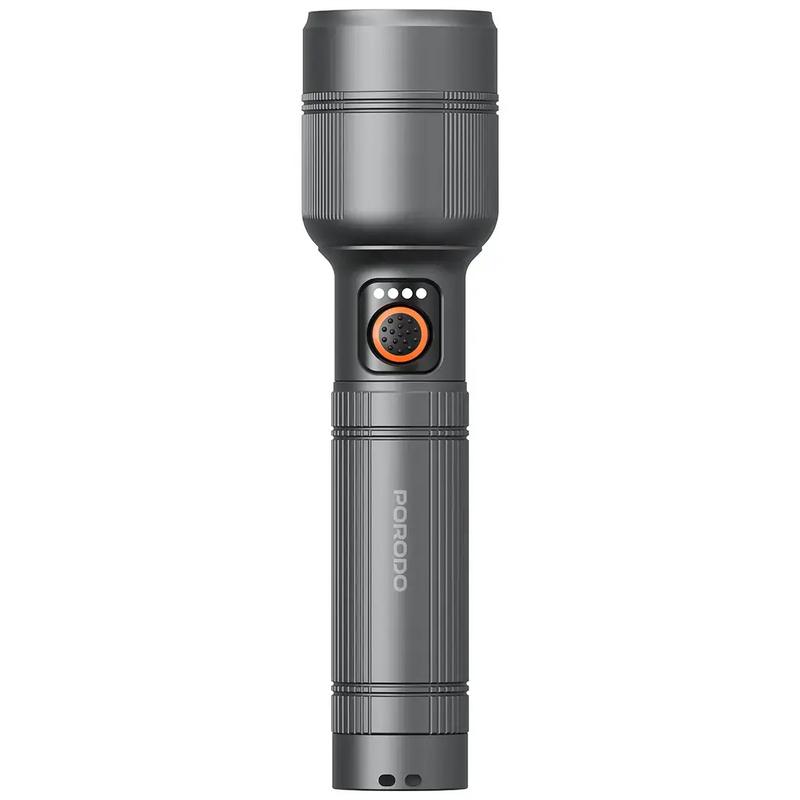 Porodo LumaLite 30W Led Waterproof Flashlight 8000mAh Battery - Gray