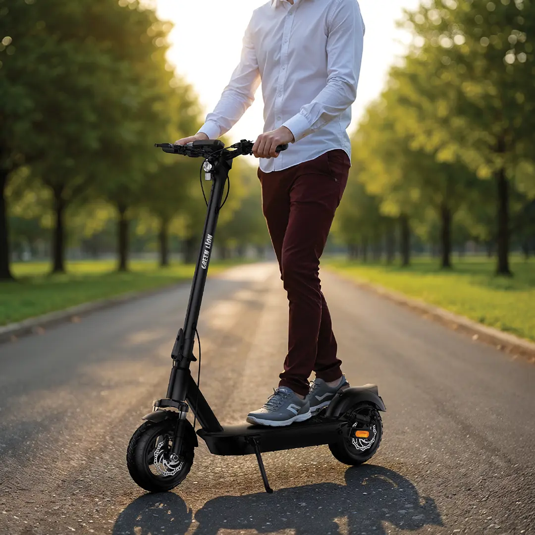 Green Lion GBK-300 E-Scooter - Black