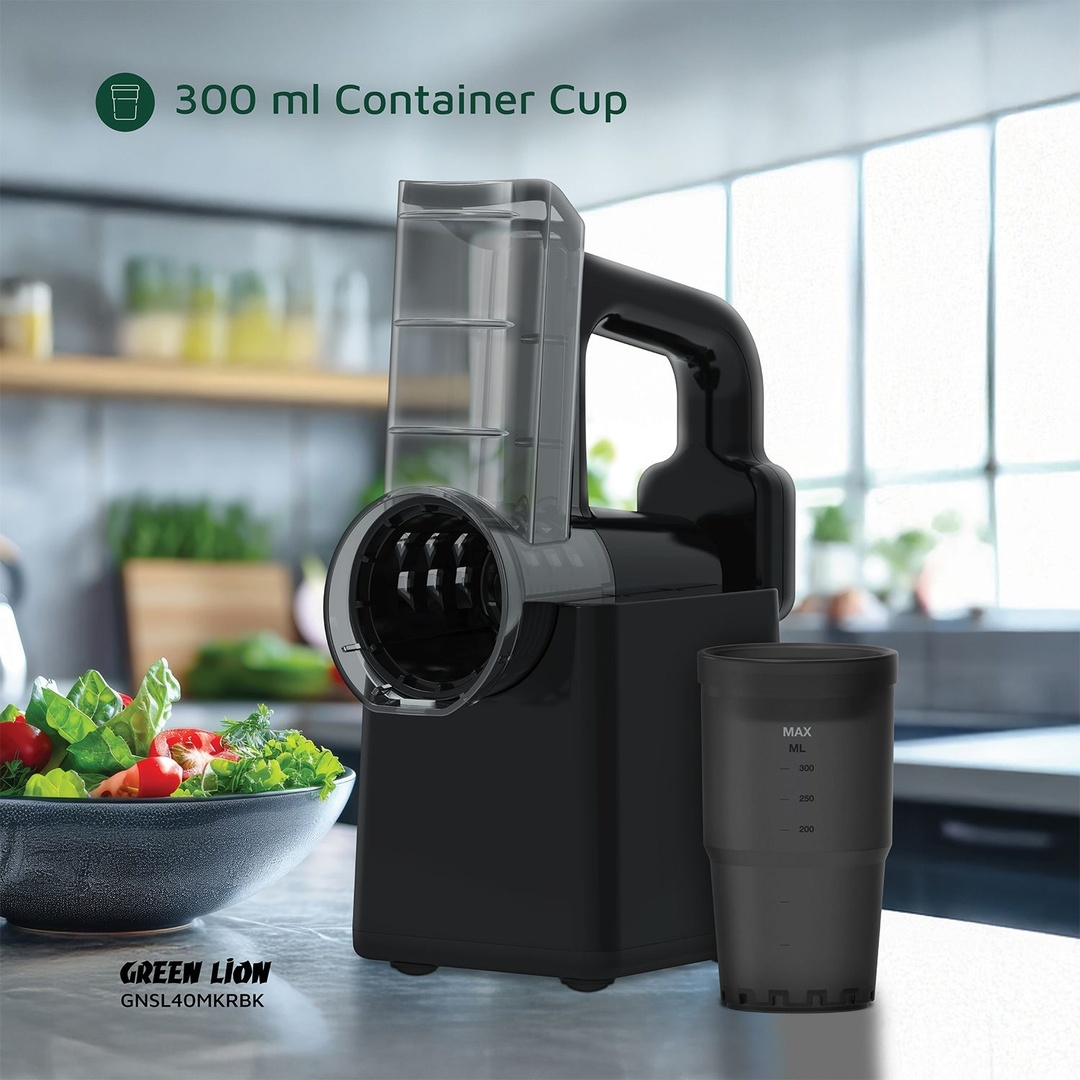 Green Lion Salad Maker - Slicing, Chopping, Shredding - Black