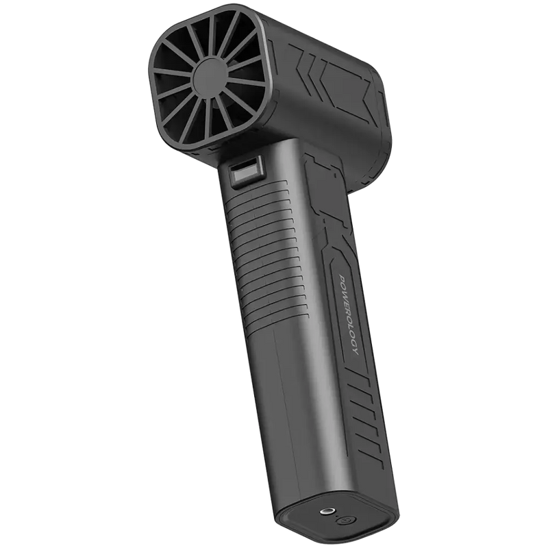 Powerology Powerflow 24000mAh Turbo Blower Fan with LED Light - Black