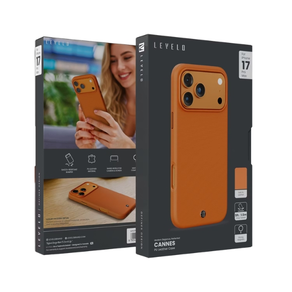 Levelo CANNES PU Leather Case 17 PRO   LVLCNSPULC17POR