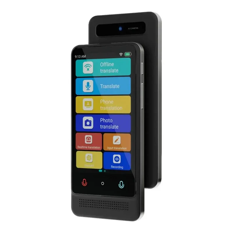 POWEROLOGY Fluente AI TRANSLATOR - SUPPORTS 21 OFFINE VOICE LANGUAGES