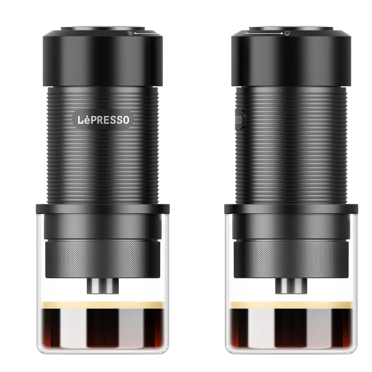 Lepresso Pressione 9-Bar Hand Press Coffee Maker with Aluminium Alloy+304 Stainless Steel