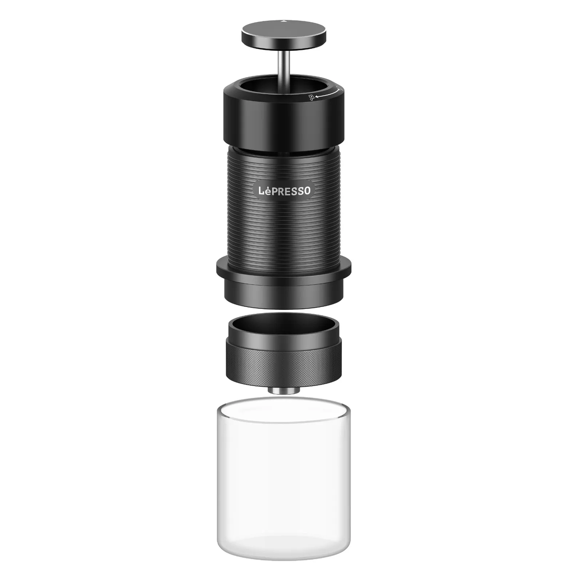 Lepresso Pressione 9-Bar Hand Press Coffee Maker with Aluminium Alloy+304 Stainless Steel
