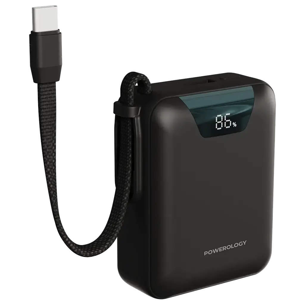 Powerology York Power Bank 10000mAh - Black
