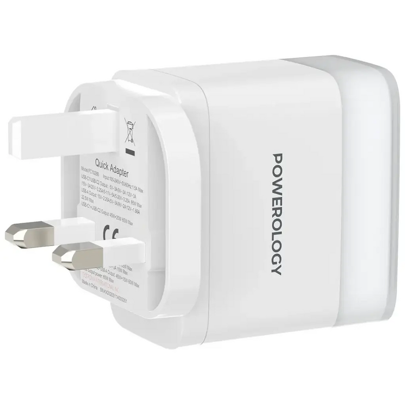 Powerology Lunex Series Fast Charging Adapter