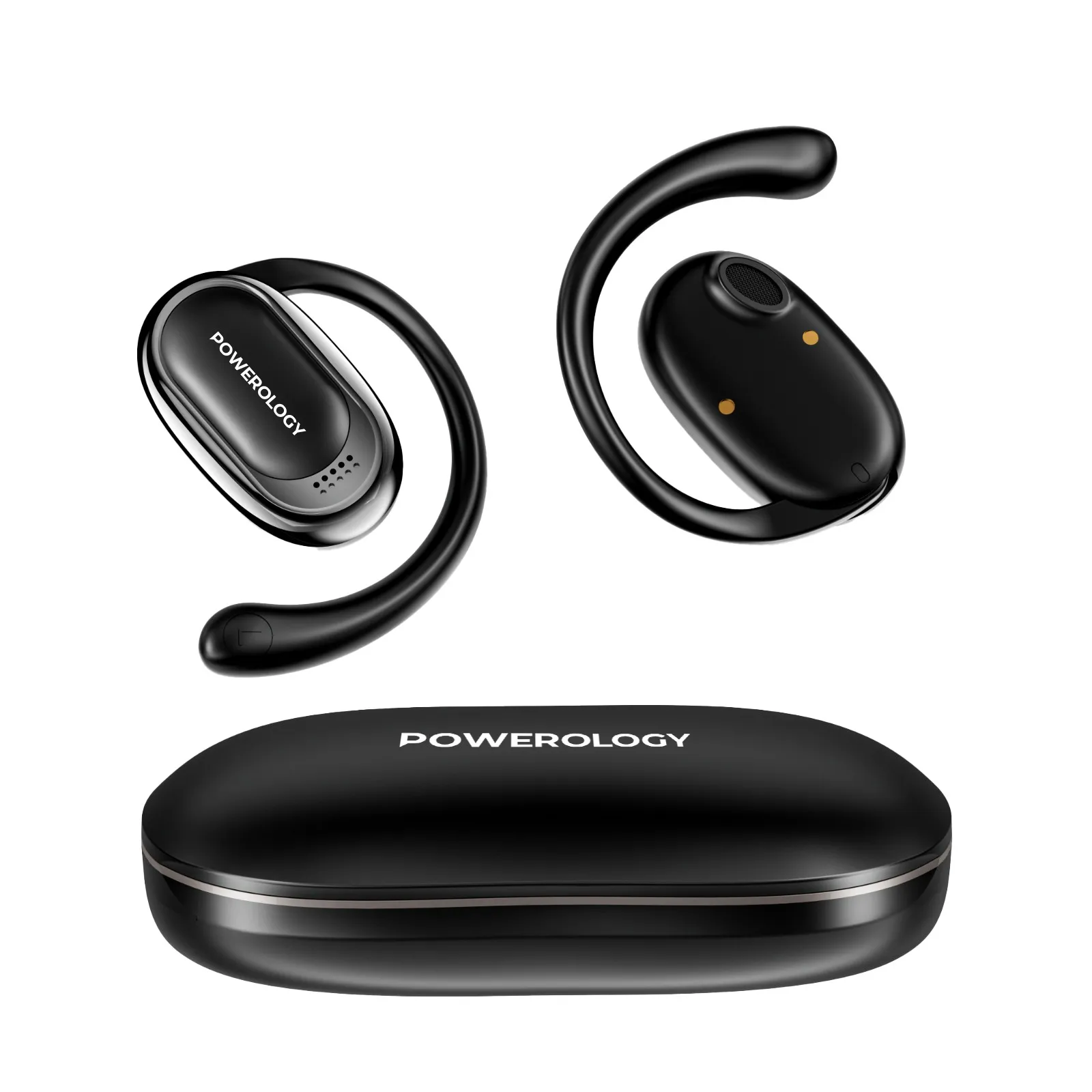 Powerology Oura OWS Earbuds with 3C Fast Charging + Dual ENC Mic + 5.5H Playtime