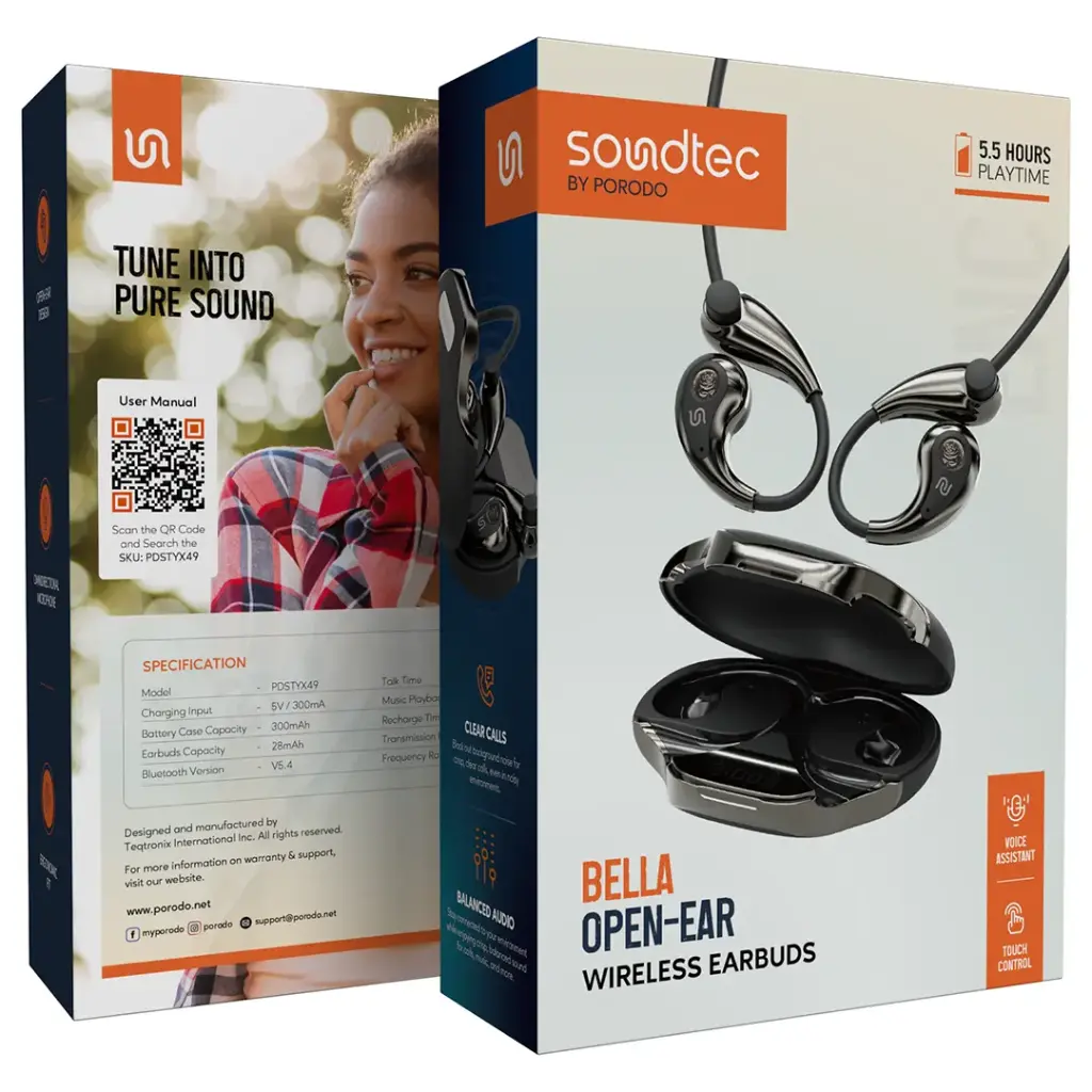 Porodo Bella TWS Earbuds with Titanium Drivers