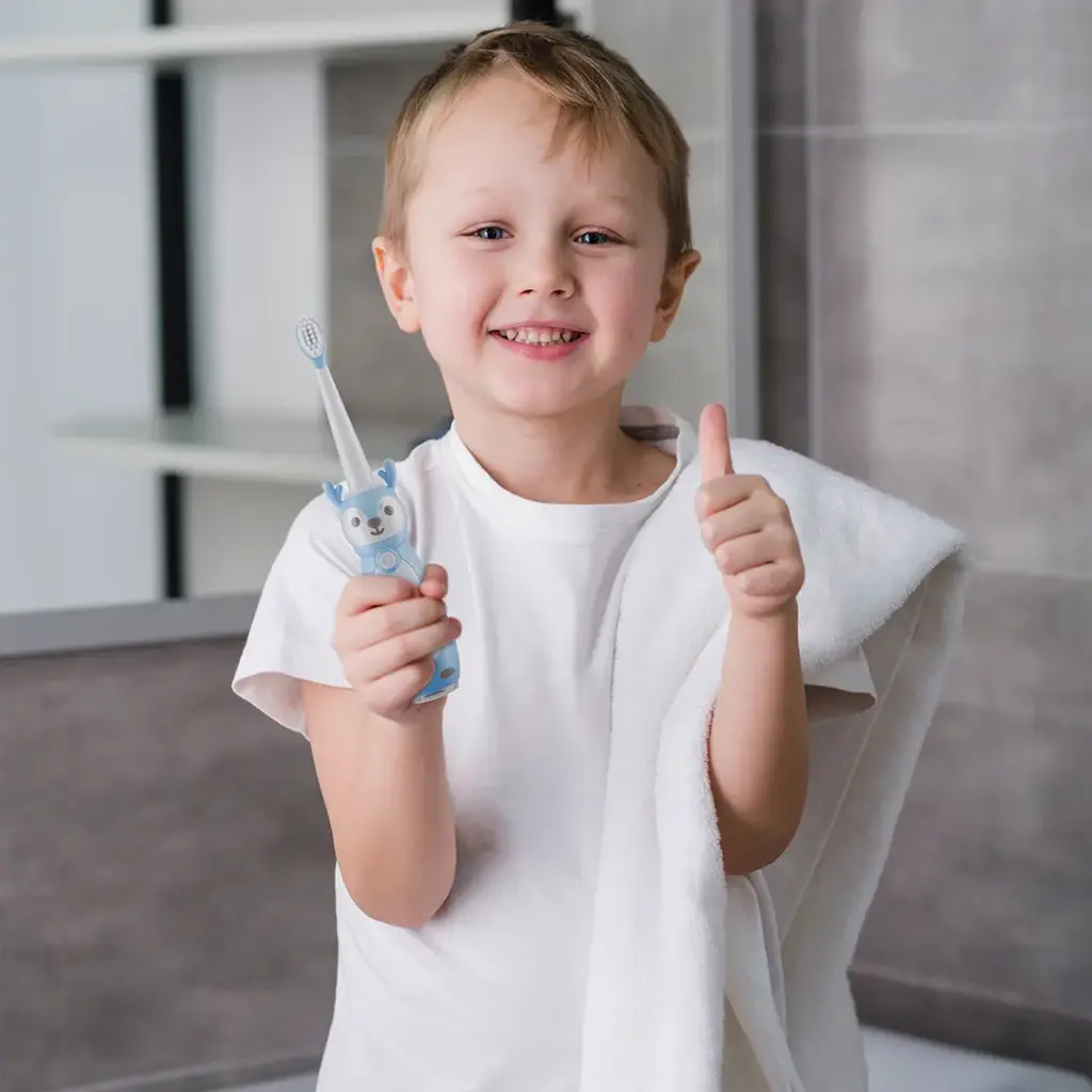 Porodo Kids Electric Toothbrush – Sonic Rechargeable Toothbrush for Children