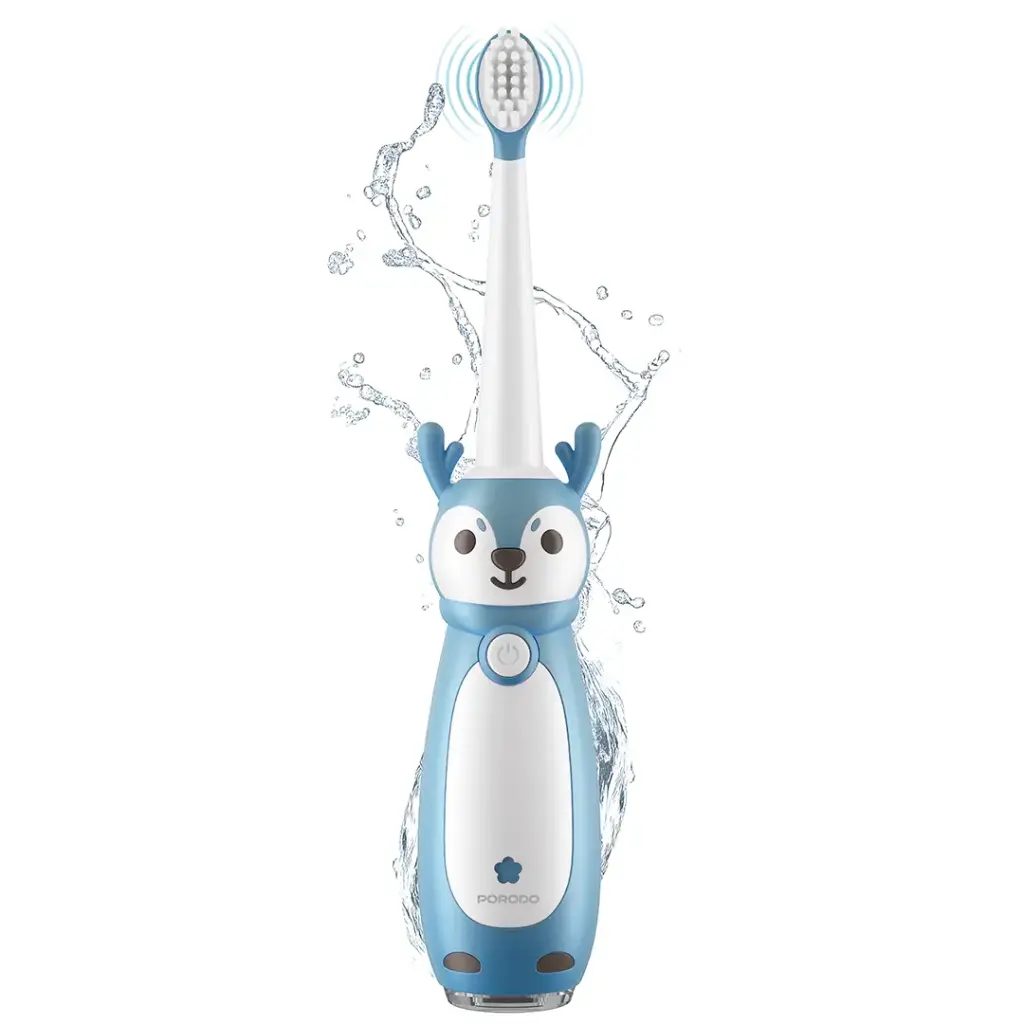 Porodo Kids Electric Toothbrush – Sonic Rechargeable Toothbrush for Children