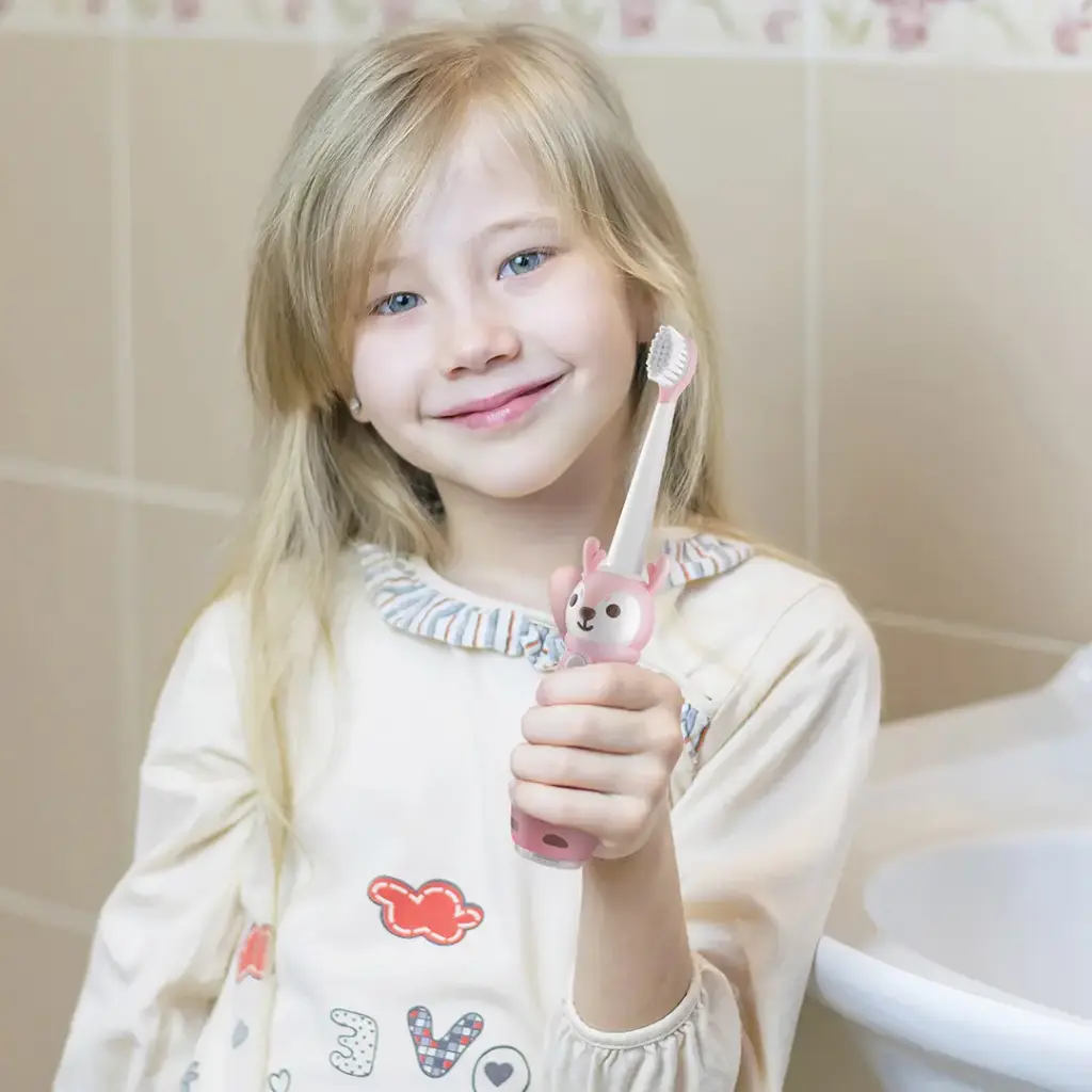 Porodo Kids Electric Toothbrush – Sonic Rechargeable Toothbrush for Children