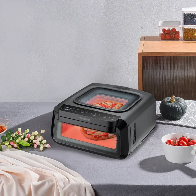 Porodo Lifestyle Crisp Cook 3-in-1 13L Pizza Air Fryer Oven