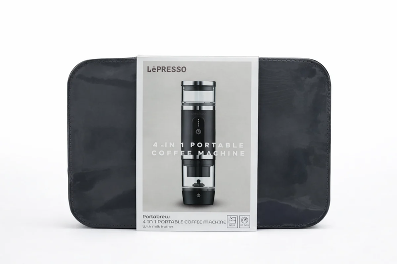 LePresso Portabrew 4 In 1 Portable Coffee Machine With Milk Frother
