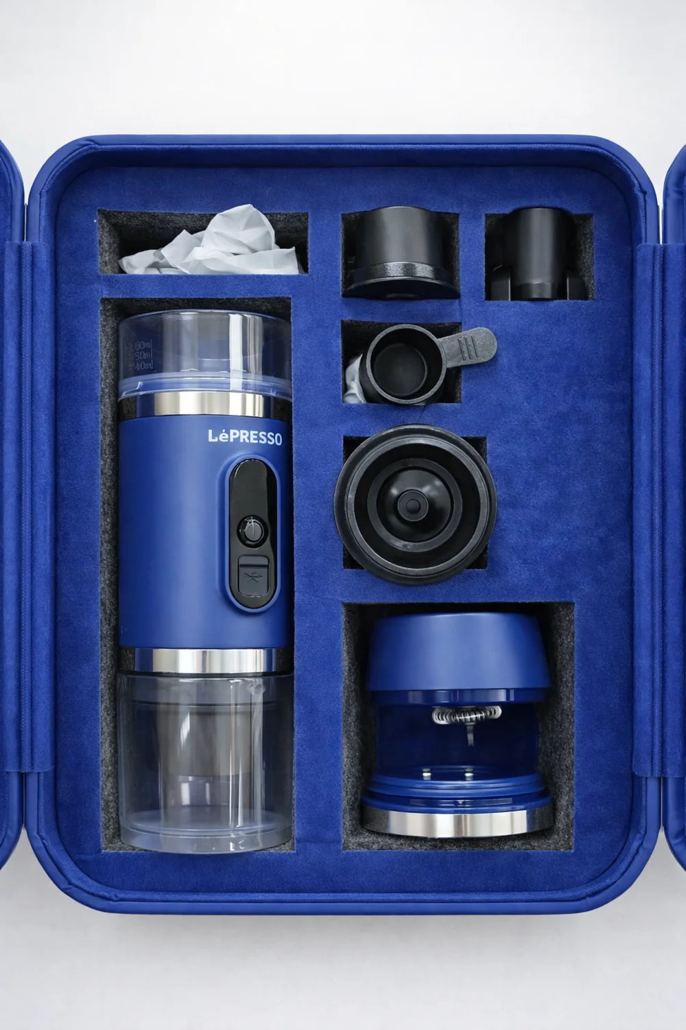 LePresso Portabrew 4 In 1 Portable Coffee Machine With Milk Frother