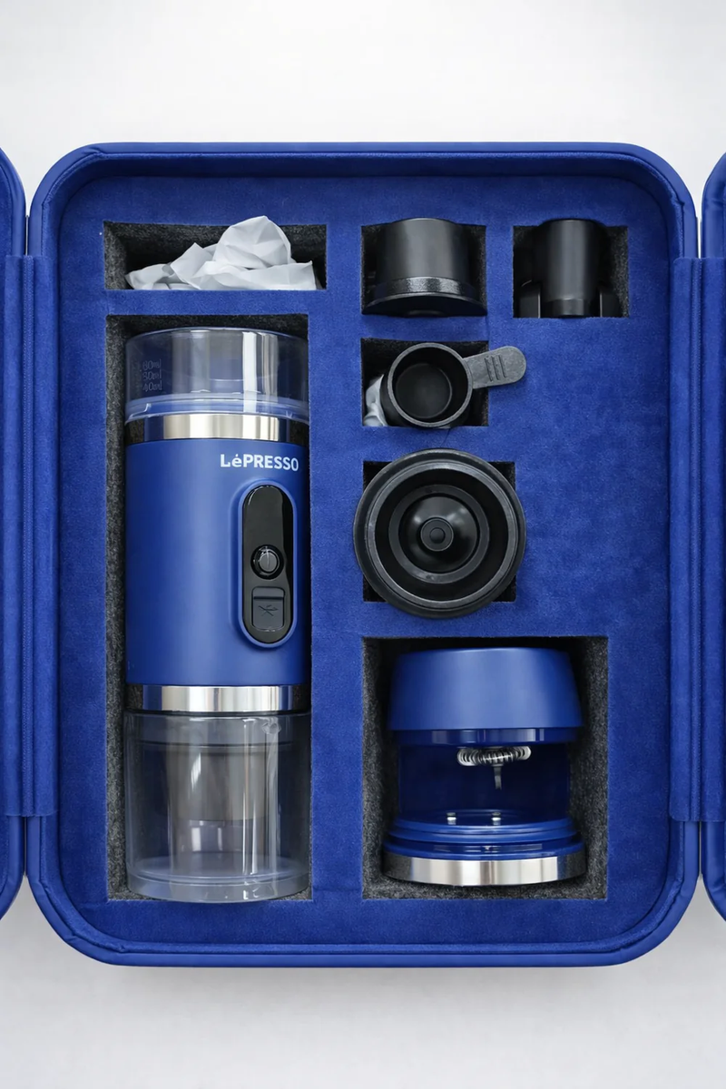 LePresso Portabrew 4 In 1 Portable Coffee Machine With Milk Frother
