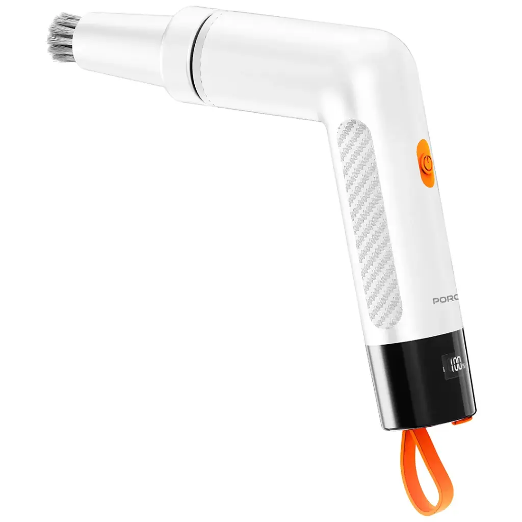 Porodo Lifestyle Mini Spin 10W Mini Electric Cleaning Brush with 5 heads