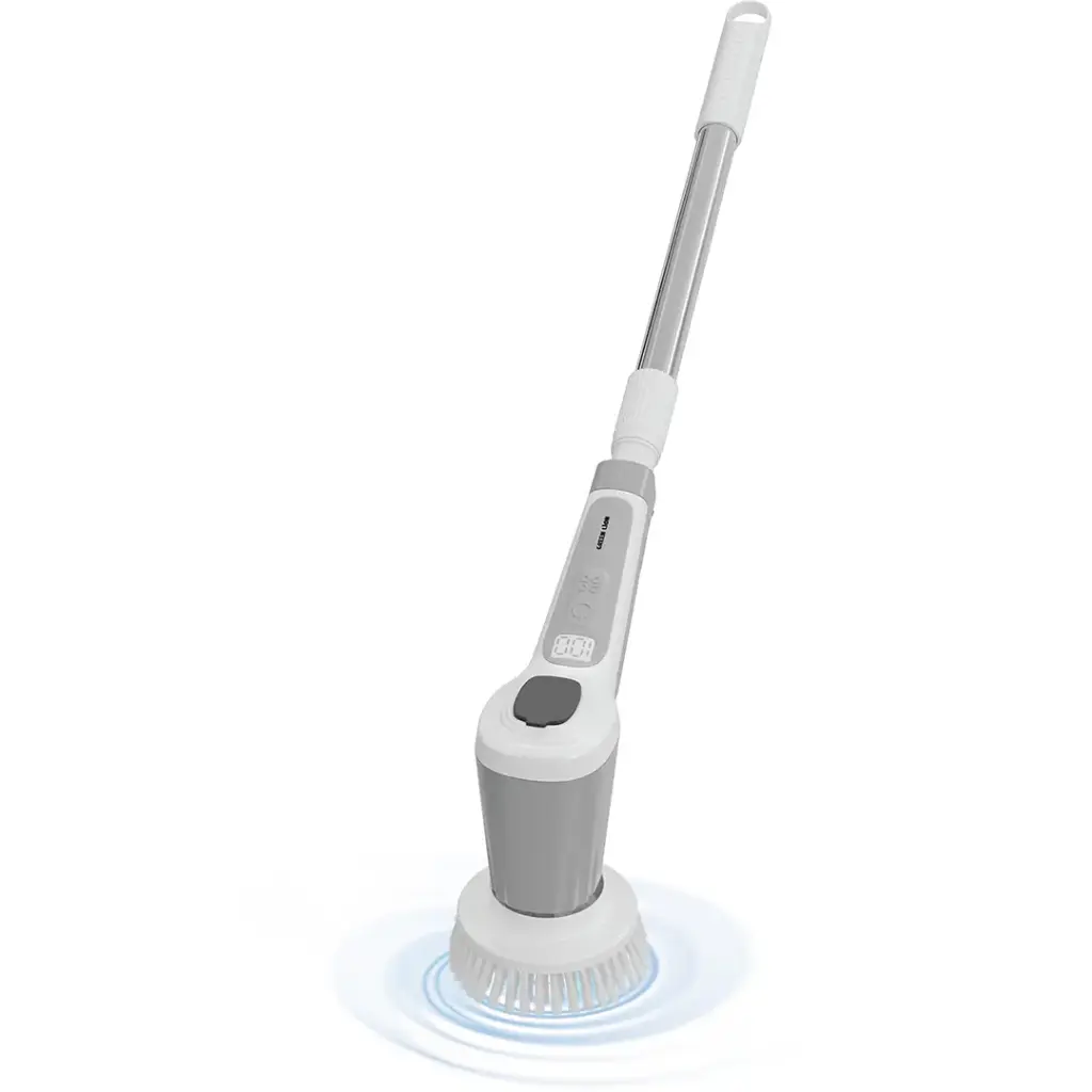 Green Lion Sonic Spinner 5 in 1 Electric Spin Scrubber - White