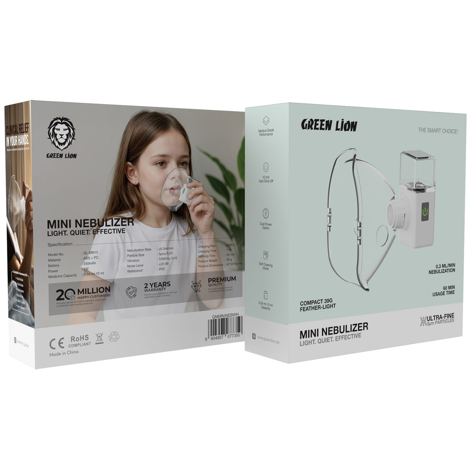 Green Lion Mini Nebulizer