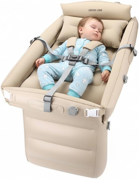Green Lion Inflatable Toddler Travel Bed