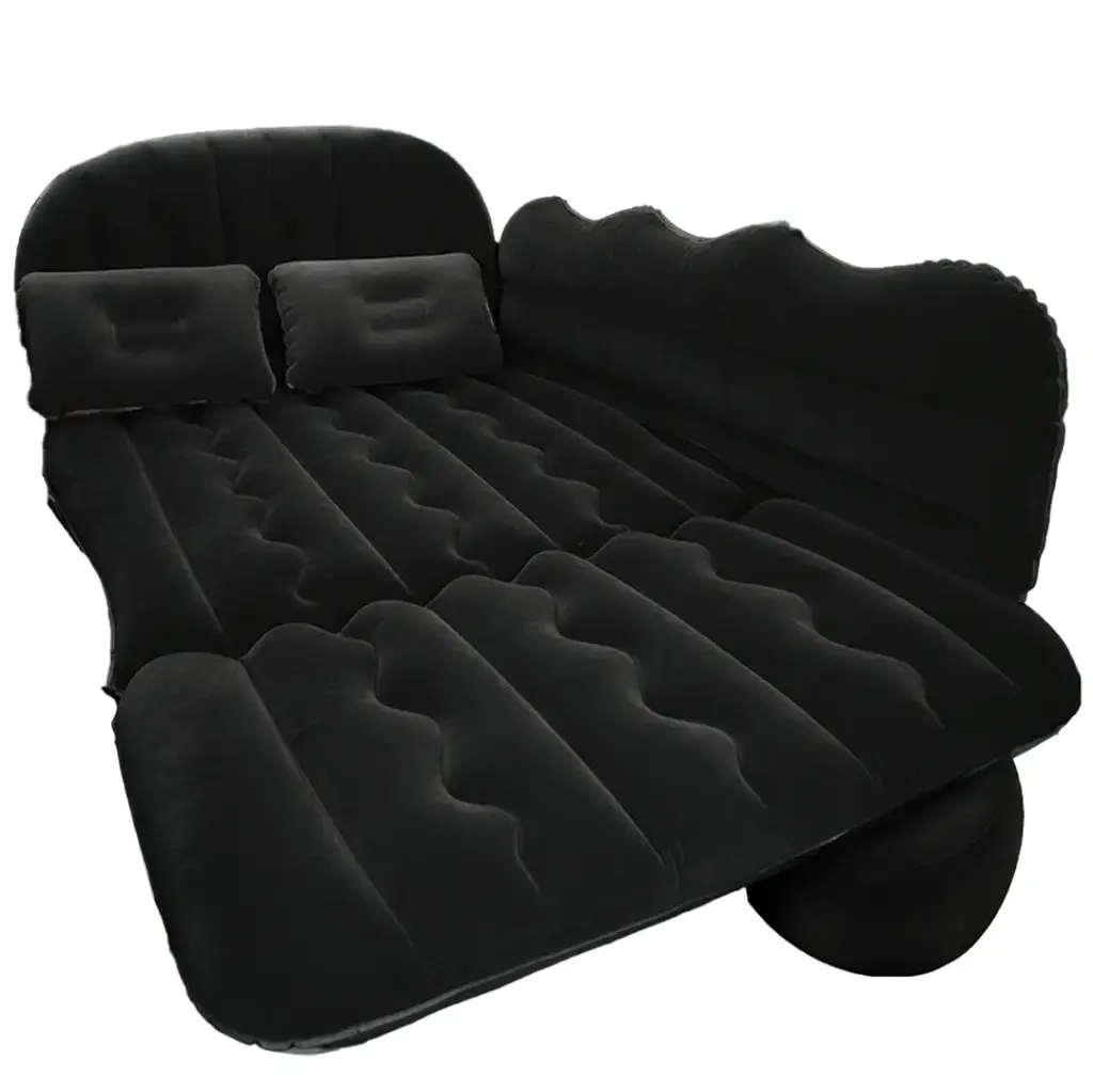 Green Lion Inflatable Car Air Mattress - Black