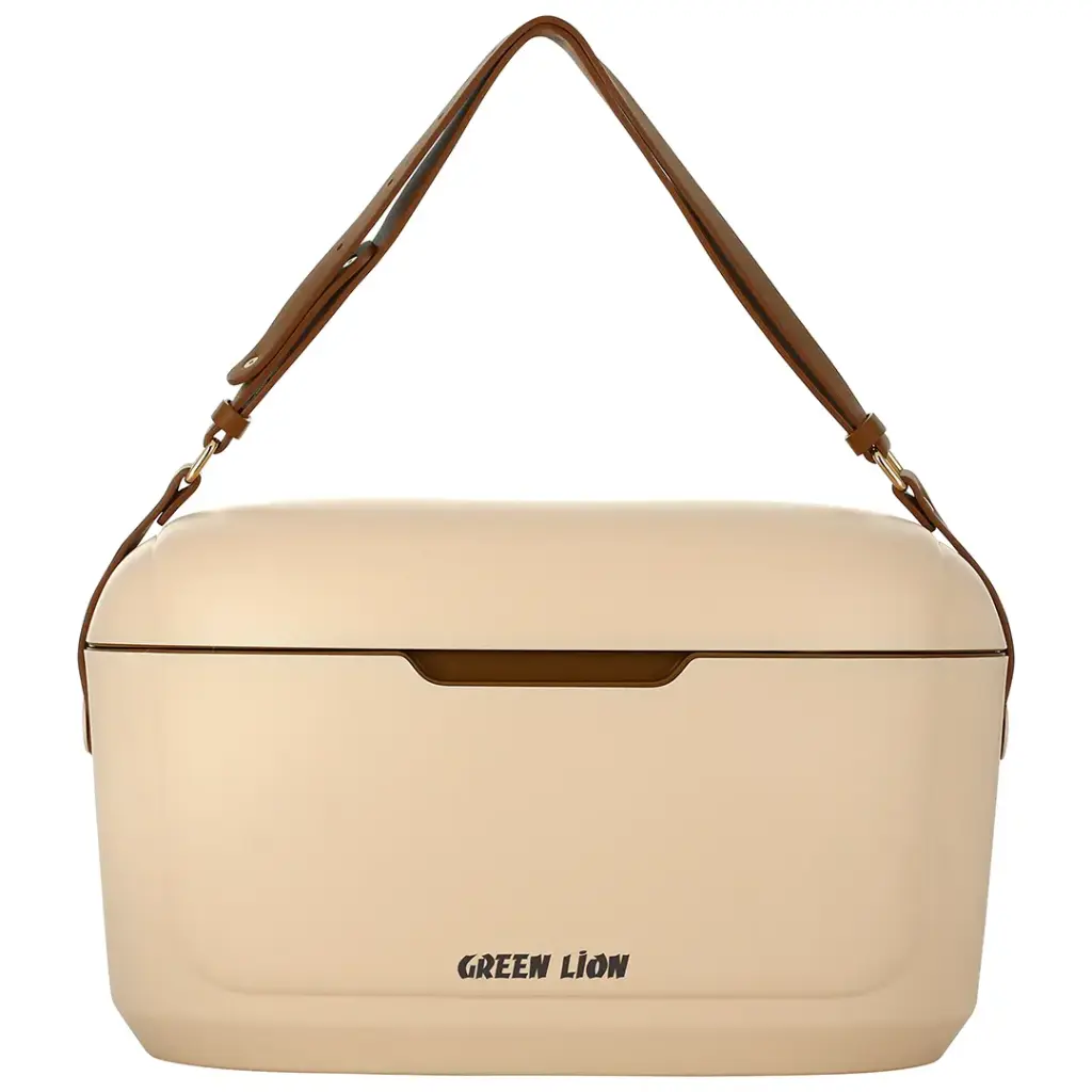 Green Lion Vintage Insulated Cooler Box 20L - Beige