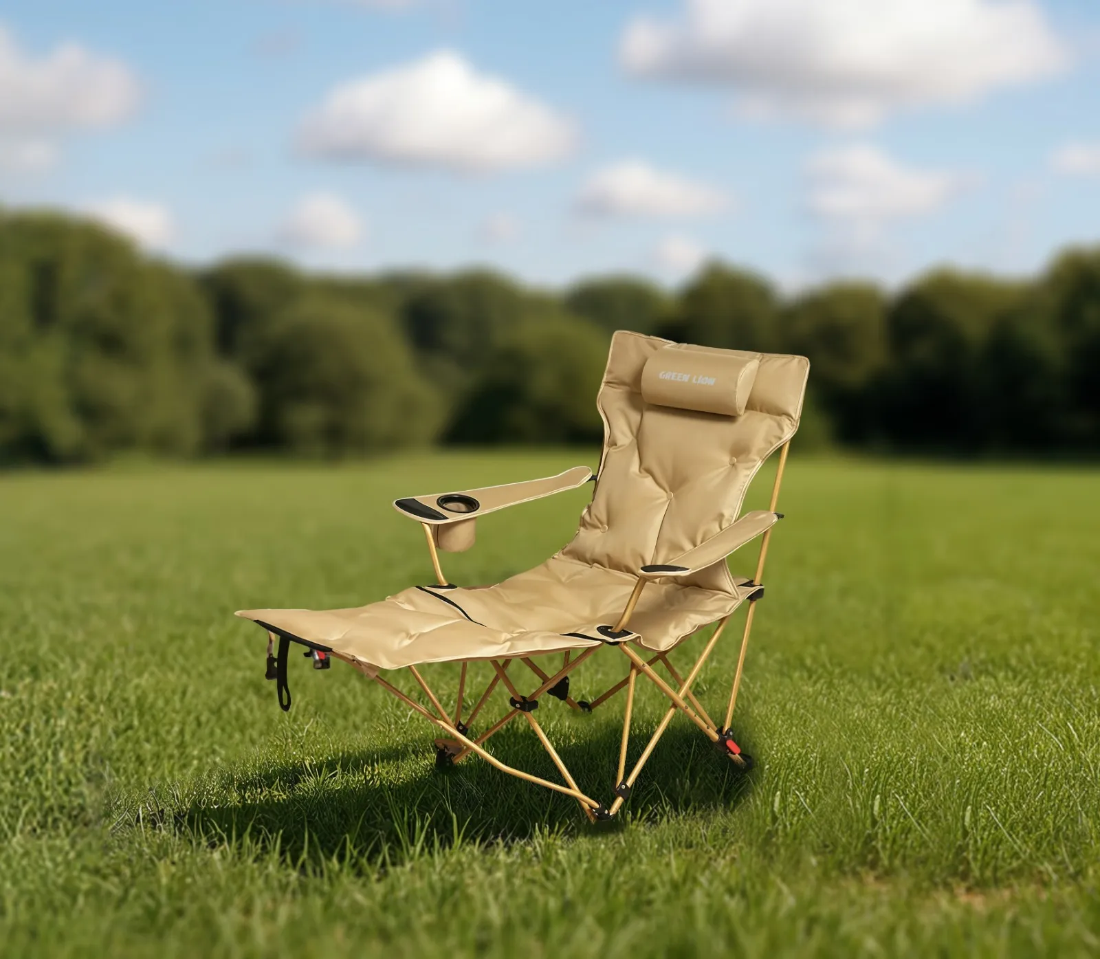 Green Lion Vestro Camping Chair with Foam