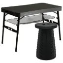 Green Lion Foldable Travel Camping Table & Stool