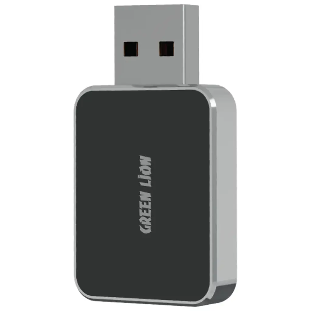 Green Lion Mini Wireless Adapter CarPlay & Android Auto - Black