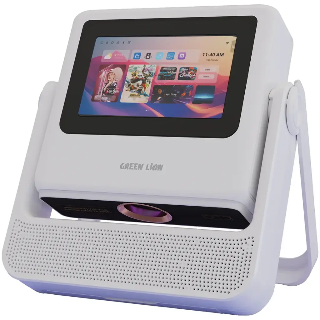 Green lion Orion 2 Smart Projector with Built-in Touch Screen-Android 12 - 4K - white