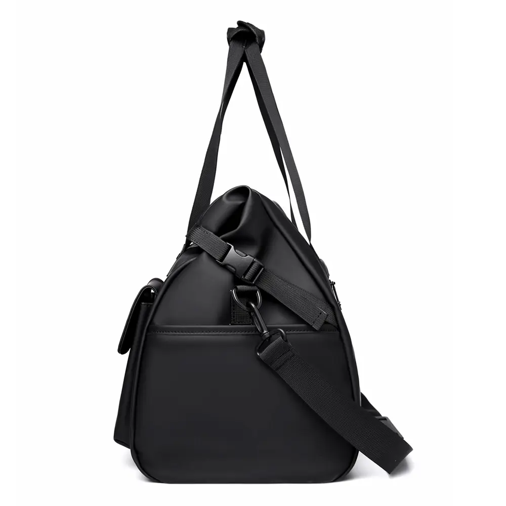 Levelo Monaco Travel Duffle Bag - Black   LVLMONACOTDBK‏