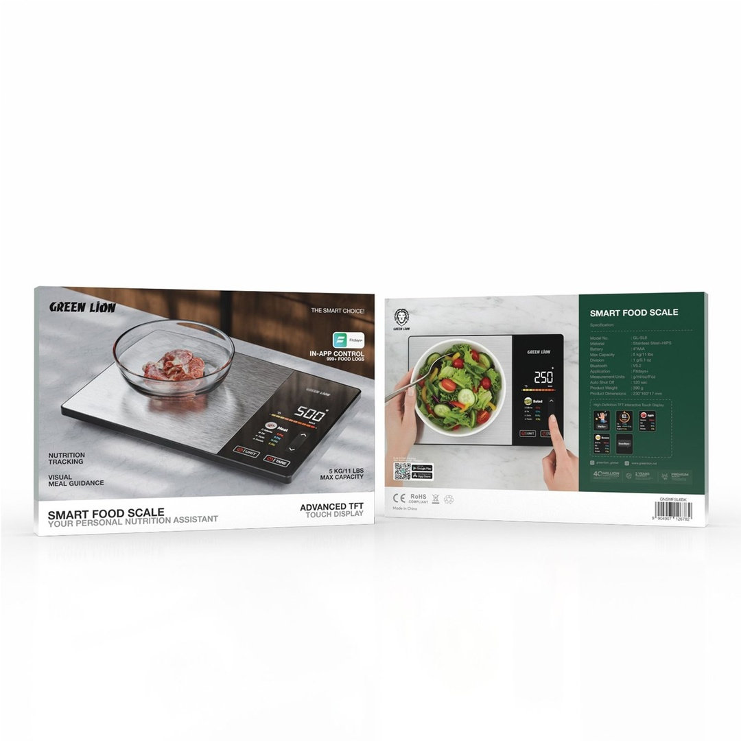 Green Lion Smart Food Scale with Advanced TFT Display