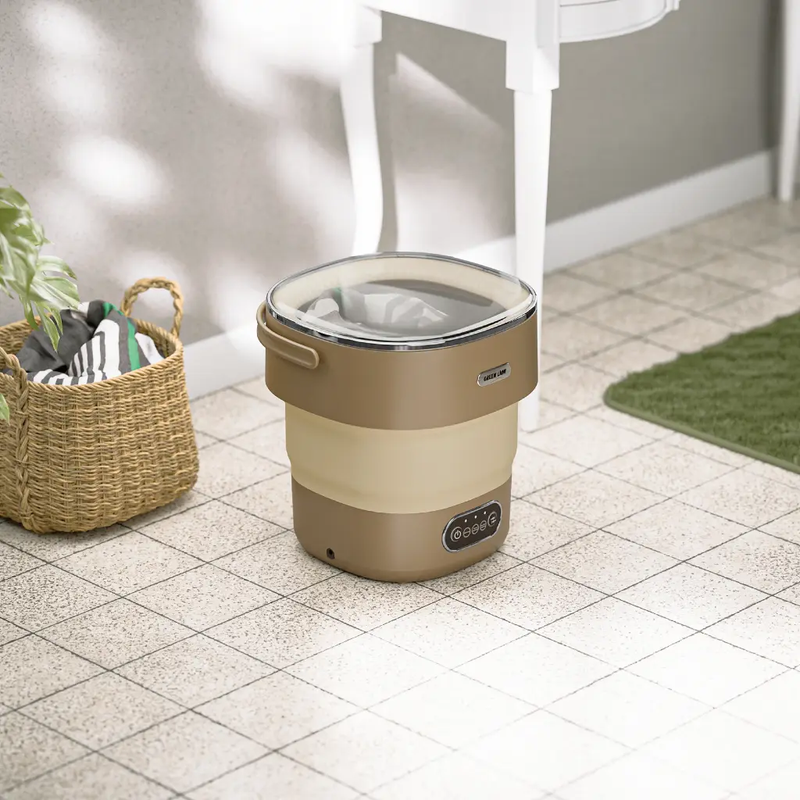 Green Lion FOLD WASH Mini Washing Machine 13L - Khaki